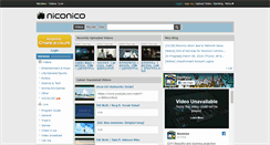 Desktop Screenshot of nicovideo.jp